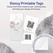 Avery Printable Perforated Rectangle Price Tags, Sure Feed Technology, 1-1/2" x 3", Glossy White Cardstock, Print-to-The-Edge, Laser/Inkjet Printable, 100 Total